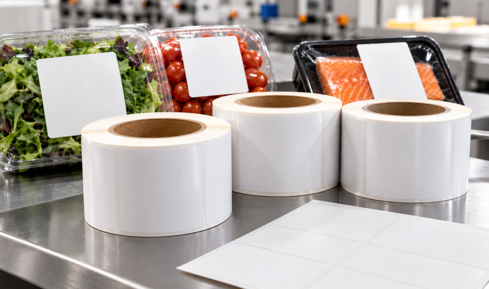 MATERIALES SINT&Eacute;TICOS APTOS PARA CONTACTO CON ALIMENTOS EN ETIQUETAS ADHESIVAS